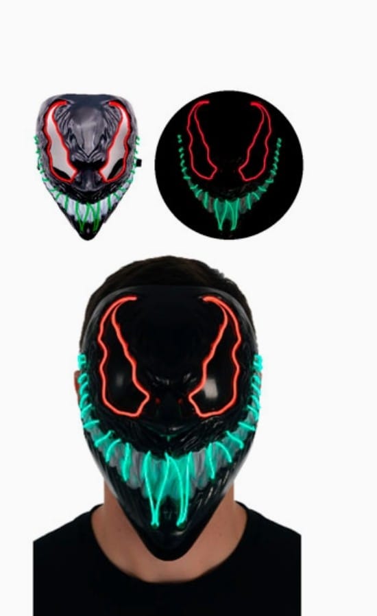 Máscara Venom LED